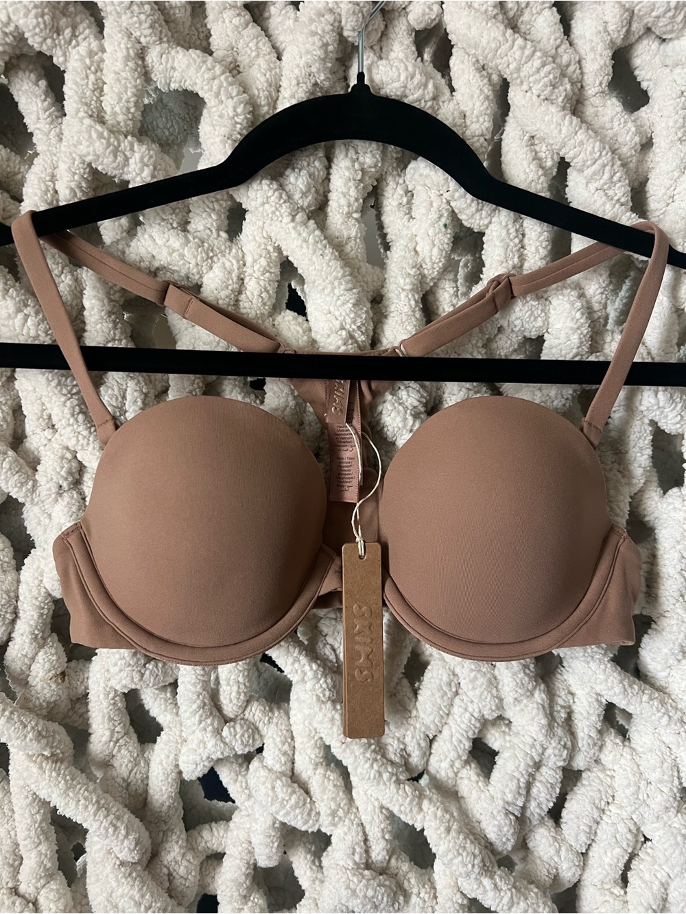 SKIMS FITS EVERYBODY RACERBACK DEMI BRA NWT - SIENNA